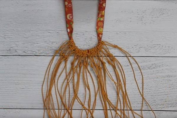 Macrame net bag diy clearance